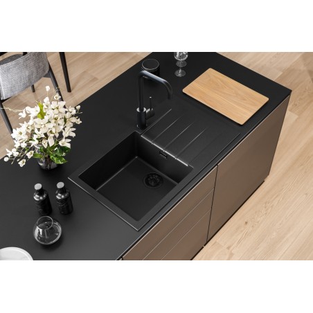 Kuchyňský dřez Alveus Cadit 40 Black Edition Black 91 Kuchyňský dřez Alveus Cadit 40 Black Edition Black 91