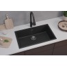 Kuchyňský dřez Alveus Omni 40 Black Edition Deep Black 90