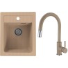 Set Alveus (dřez Atrox 10 Beige 55 + baterie Delos Beige 55) Set Alveus (dřez Atrox 10 Beige 55 + baterie Delos Beige 55)