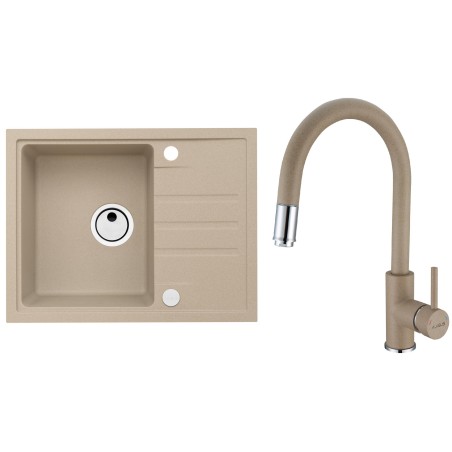 Set Alveus (dřez Intermezzo 30 Beige 55 + baterie Delos Beige 55) Set Alveus (dřez Intermezzo 30 Beige 55 + baterie Delos Beige 55)