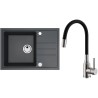Set Alveus (dřez Intermezzo 40 Black 91 + baterie Mintas Černá/Kartáčovaná ocel) Set Alveus (dřez Intermezzo 40 Black 91 + baterie Mintas Černá/Kartáčovaná ocel)