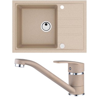 Set Alveus (dřez Intermezzo 40 Beige 55 + baterie Nina Beige 55)
