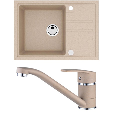 Set Alveus (dřez Intermezzo 40 Beige 55 + baterie Nina Beige 55) Set Alveus (dřez Intermezzo 40 Beige 55 + baterie Nina Beige 55)