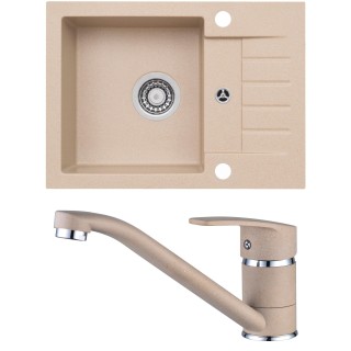 Set Alveus (dřez Niro 30 Beige 55 + baterie Nina Beige 55)