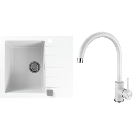 Set Alveus (dřez Cadit 10 White 11 + baterie Roxa White 11) Set Alveus (dřez Cadit 10 White 11 + baterie Roxa White 11)