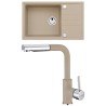 Set Alveus (dřez Intermezzo 130 Beige 55 + baterie Siros Beige 55) Set Alveus (dřez Intermezzo 130 Beige 55 + baterie Siros Beige 55)