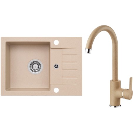 Set Alveus (dřez Niro 30 Beige 55 + baterie Tonia Beige 55) Set Alveus (dřez Niro 30 Beige 55 + baterie Tonia Beige 55)