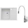 Set Alveus (dřez Intermezzo 30 White 11 + baterie Mintas Bílá/Kartáčovaná ocel) Set Alveus (dřez Intermezzo 30 White 11 + baterie Mintas Bílá/Kartáčovaná ocel)
