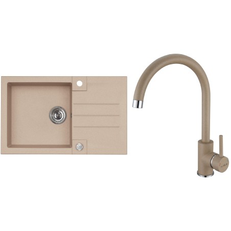 Set Alveus (dřez Rock 130 Beige 55 + baterie Roxa Beige 55) Set Alveus (dřez Rock 130 Beige 55 + baterie Roxa Beige 55)