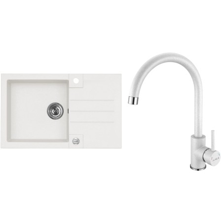Set Alveus (dřez Rock 130 White 11 + baterie Roxa White 11) Set Alveus (dřez Rock 130 White 11 + baterie Roxa White 11)