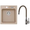 Set Alveus (dřez Victoria 20 Beige 55 + baterie Mintas Béžová/Kartáčovaná ocel) Set Alveus (dřez Victoria 20 Beige 55 + baterie Mintas Béžová/Kartáčovaná ocel)