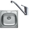 Set Alveus (dřez Allux 70 Natur + baterie Riviera X Chrom)