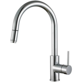 Kuchyňská baterie Alveus Delos Kartáčovaná ocel