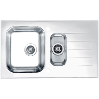 Kuchyňský dřez Alveus Glassix 20 bílá/satin