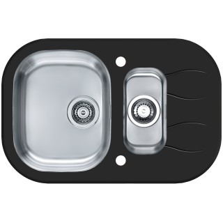 Kuchyňský dřez Alveus Wave 30 černá/satin