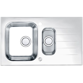 Kuchyňský dřez Alveus Glassix 20 UP bílá/satin