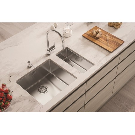 Kuchyňský dřez Alveus Kombino 40 Satin, pro spodní montáž Kuchyňský dřez Alveus Kombino 40 Satin, pro spodní montáž