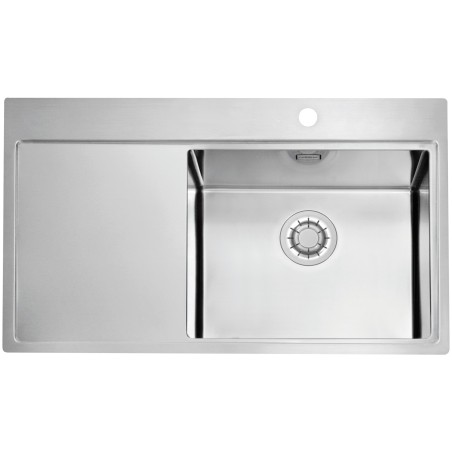 Kuchyňský dřez Alveus Pure 50 QC Satin, pravý
