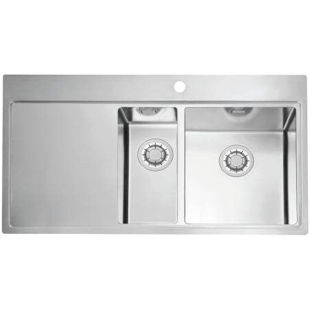 Kuchyňský dřez Alveus Pure 60 QC Satin, pravý Kuchyňský dřez Alveus Pure 60 QC Satin, pravý