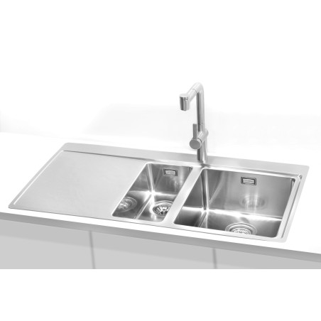 Kuchyňský dřez Alveus Pure 60 QC Satin, pravý Kuchyňský dřez Alveus Pure 60 QC Satin, pravý