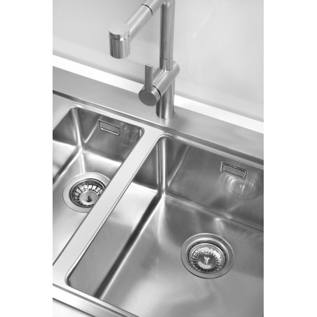 Kuchyňský dřez Alveus Pure 60 QC Satin, pravý Kuchyňský dřez Alveus Pure 60 QC Satin, pravý