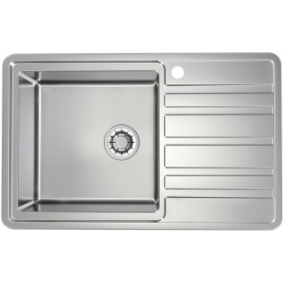 Kuchyňský dřez Alveus Rando 30 QC Satin, levý, pro horní montáž