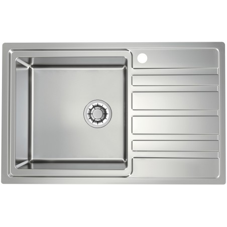 Kuchyňský dřez Alveus Rando 30 QC Satin, levý, pro přesahovou nebo integrovanou montáž Kuchyňský dřez Alveus Rando 30 QC Satin, levý, pro přesahovou nebo integrovanou montáž