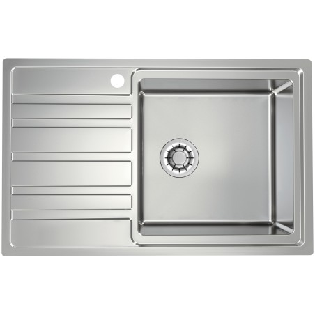 Kuchyňský dřez Alveus Rando 30 QC Satin, pravý, pro přesahovou nebo integrovanou montáž Kuchyňský dřez Alveus Rando 30 QC Satin, pravý, pro přesahovou nebo integrovanou montáž