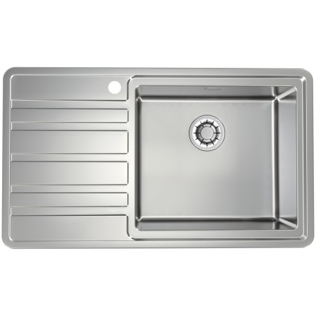 Kuchyňský dřez Alveus Rando 50 QC Satin, pravý, pro horní montáž