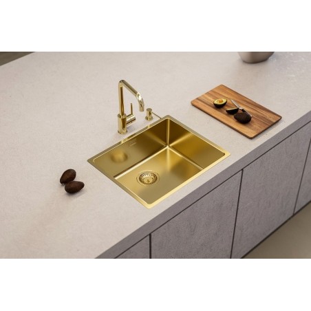Kuchyňský dřez Alveus Kombino 50 Monarch Gold, pro přesahovou nebo integrovanou montáž