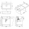 Kuchyňský dřez Alveus Atrox 40 QC Stone A80