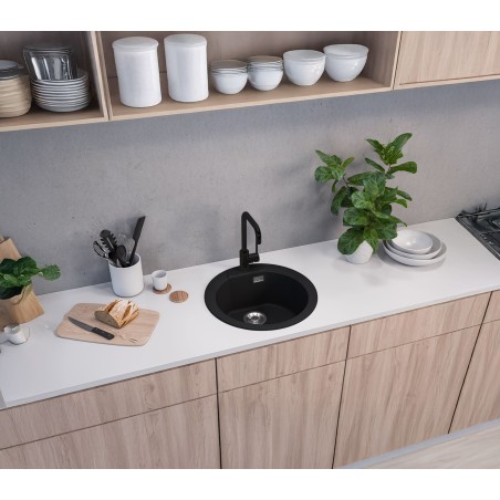 Kuchyňský dřez Alveus Cadit 100 QC Deep Black A90