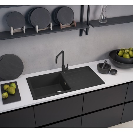 Kuchyňský dřez Alveus Cadit 50 QC Deep Black A90