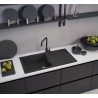 Kuchyňský dřez Alveus Cadit 50 QC Deep Black A90