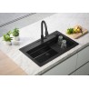 Kuchyňský dřez Alveus Atrox 40 Black Edition Deep Black A90