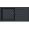 Kuchyňský dřez Alveus Cadit 50 Black Edition Deep Black A90