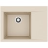 Kuchyňský dřez Alveus Pure-G 60 QC Ivory A20, levý