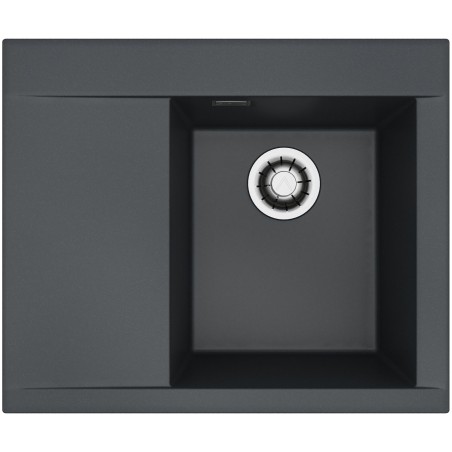 Kuchyňský dřez Alveus Pure-G 50 QC Deep Black A90, pravý