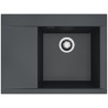 Kuchyňský dřez Alveus Pure-G 60 QC Deep Black A90, pravý
