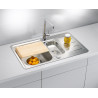 Kuchyňský dřez Alveus Line 70 Maxim Satin, pro horní montáž