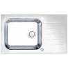 Kuchyňský dřez Alveus Glassix 40 UP bílá/satin Kuchyňský dřez Alveus Glassix 40 UP bílá/satin