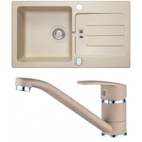 Set Alveus (dřez Victoria 30 Beige 55 + baterie Nina Beige 55 + dárek) Set Alveus (dřez Victoria 30 Beige 55 + baterie Nina Beige 55 + dárek)