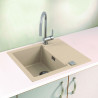 Kuchyňský dřez Alveus Cadit 10 Beige 55 Kuchyňský dřez Alveus Cadit 10 Beige 55