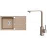 Set Alveus (dřez Niagara 30 Beige 55 + baterie Afra Beige 55 + dárek)