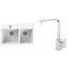 Set Alveus (dřez Atrox 50 White 11 + baterie Reno Chrom) Set Alveus (dřez Atrox 50 White 11 + baterie Reno Chrom)