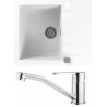 Set Alveus (dřez Cadit 10 White 11 + baterie Ruta Chrom) Set Alveus (dřez Cadit 10 White 11 + baterie Ruta Chrom)