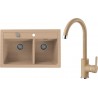 Set Alveus (dřez Atrox 50 Beige 55 + baterie Tonia Beige 55) Set Alveus (dřez Atrox 50 Beige 55 + baterie Tonia Beige 55)